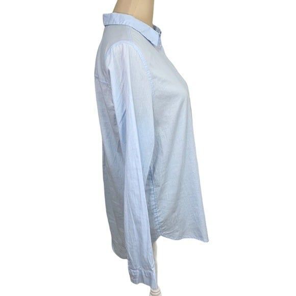 H&M Blue Lightweight Button Down Size 6 cotton - Picture 4 of 11